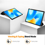 For Huawei MatePad 11.5 Tri-fold Stand Tablet Cover Pattern Printing PU Leather Tablet Case