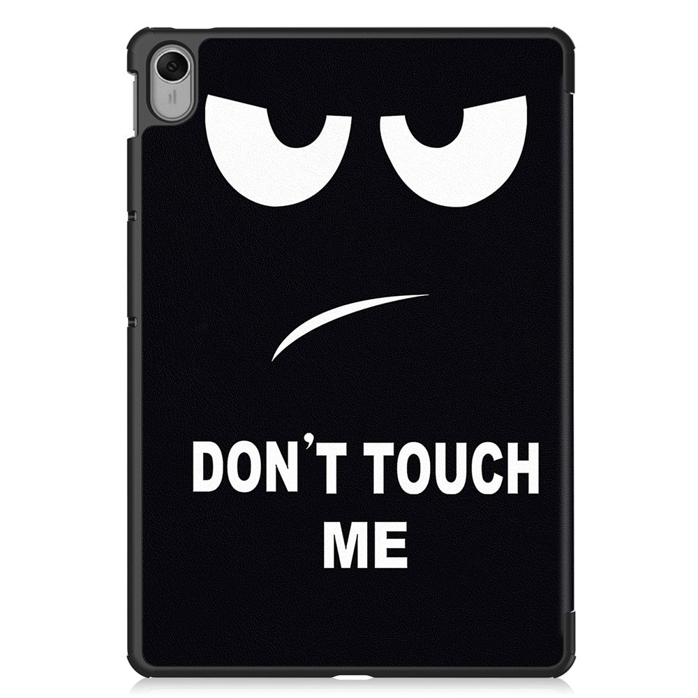 For Huawei MatePad 11.5 Tri-fold Stand Tablet Cover Pattern Printing PU Leather Tablet Case