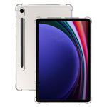 Til Samsung Galaxy Tab S9 Tabletcover med forstærkede hjørner, stødsikkert, transparent TPU-cover