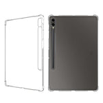 For Samsung Galaxy Tab S9+ TPU Tablet Case Reinforced Corners Shockproof Transparent Tablet Cover
