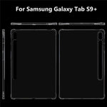 For Samsung Galaxy Tab S9+ TPU Tablet Case Reinforced Corners Shockproof Transparent Tablet Cover