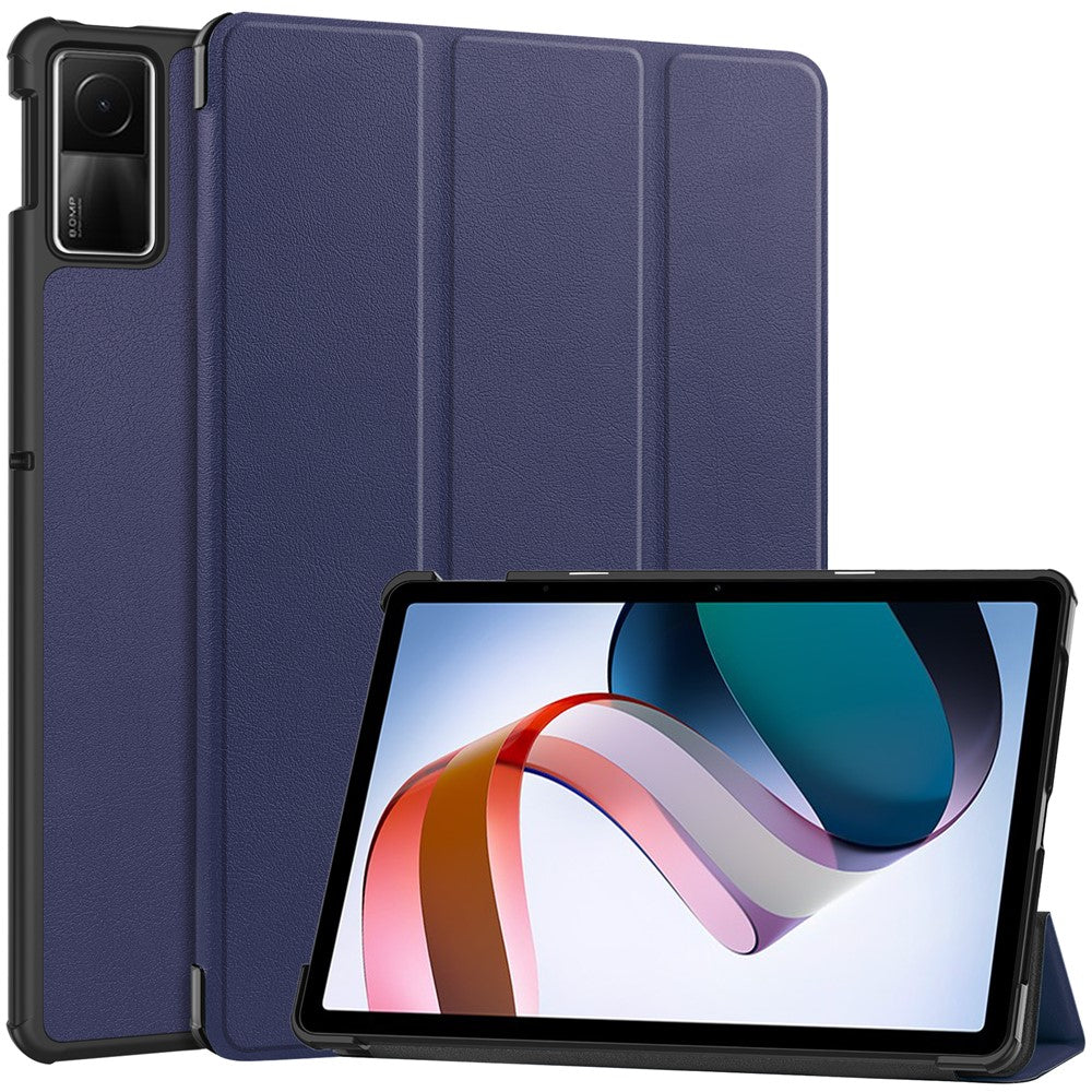 For Xiaomi Redmi Pad SE Tri-Fold Stand Tablet Case Anti-Drop PU Leather Tablet Cover