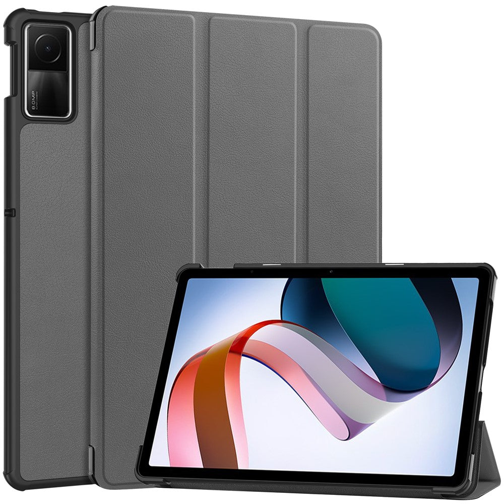 For Xiaomi Redmi Pad SE Tri-Fold Stand Tablet Case Anti-Drop PU Leather Tablet Cover