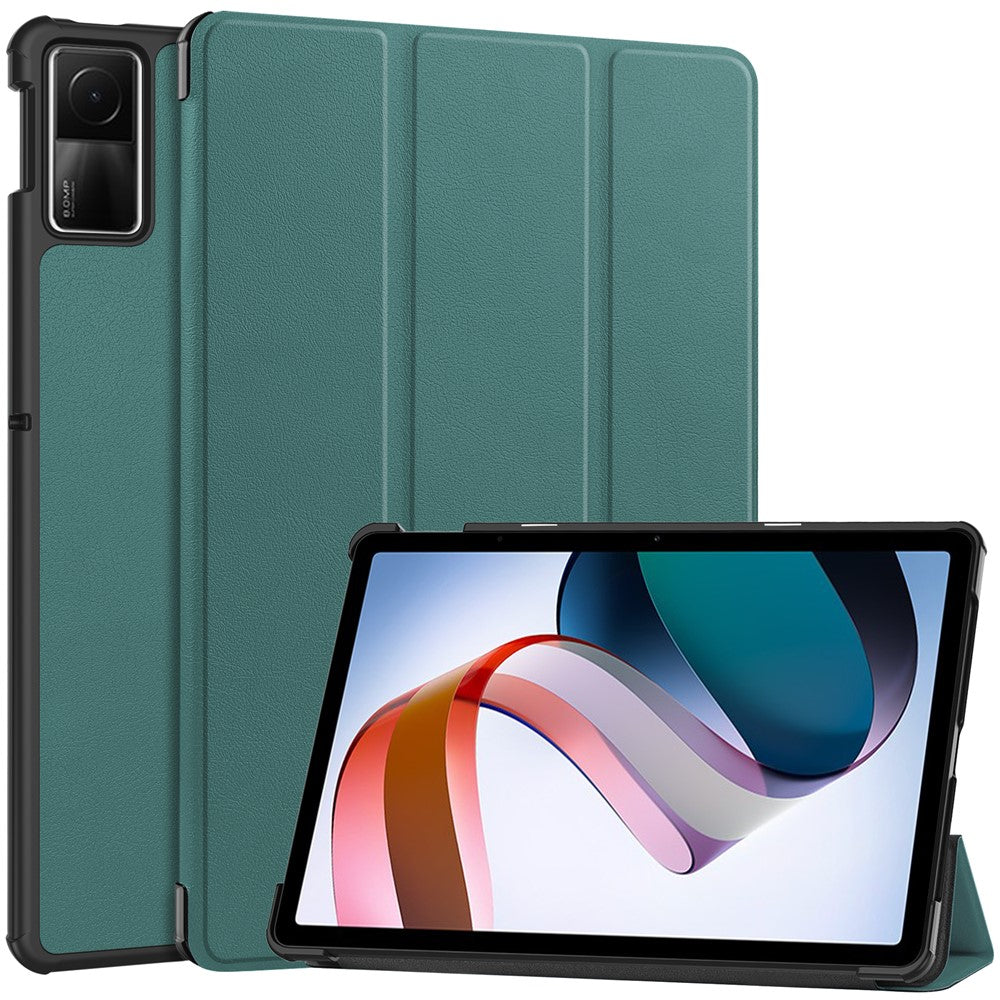 For Xiaomi Redmi Pad SE Tri-Fold Stand Tablet Case Anti-Drop PU Leather Tablet Cover