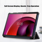 For Lenovo Tab M10 5G TB-360ZU Trifold Stand Smart Case PU Leather Full Body Protective Tablet Cover