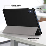 For Lenovo Tab M10 5G TB-360ZU Trifold Stand Smart Case PU Leather Full Body Protective Tablet Cover