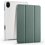Til Honor Pad 8 Trefoldigt Standert Cover til Tablet med Blyantsholder i PU-læder Gennemsigtigt TPU Bagcover, Automatisk Vække / Dvale