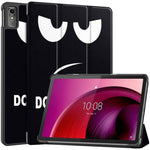 For Lenovo Tab M10 5G PU Leather Trifold Stand Cover Pattern Printing Auto Wake / Sleep Tablet Case