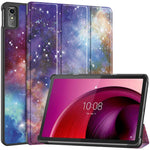 For Lenovo Tab M10 5G PU Leather Trifold Stand Cover Pattern Printing Auto Wake / Sleep Tablet Case