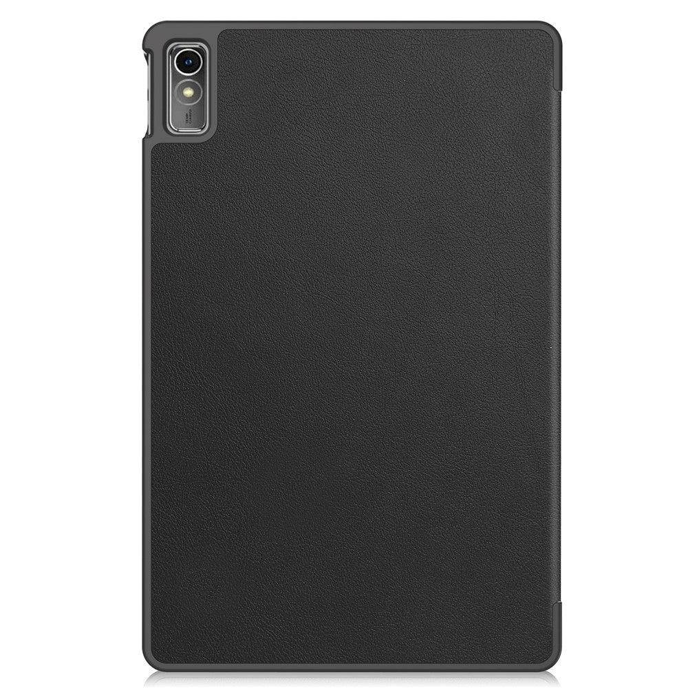 For Lenovo Tab M10 5G Tri-fold Stand Smart Cover PU Leather Auto Wake / Sleep Tablet Case
