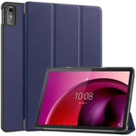 For Lenovo Tab M10 5G Tri-fold Stand Smart Cover PU Leather Auto Wake / Sleep Tablet Case