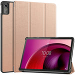 For Lenovo Tab M10 5G Tri-fold Stand Smart Cover PU Leather Auto Wake / Sleep Tablet Case