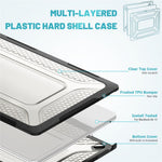 For MacBook Air 15-inch (2026) A3448 / (2025) A3241 / (2024) A311 / (2023) A2941 Anti-Slip Laptop Case Honeycomb Heat Dissipation Kickstand PC+TPU Cover