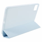 For Xiaomi Pad 6 / 6 Pro Tri-Fold Stand Protective Cover PU Leather + Matte TPU Tablet Case