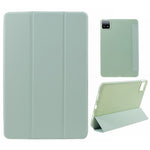 For Xiaomi Pad 6 / 6 Pro Tri-Fold Stand Protective Cover PU Leather + Matte TPU Tablet Case