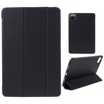 For Xiaomi Pad 6 / 6 Pro Tri-Fold Stand Protective Cover PU Leather + Matte TPU Tablet Case