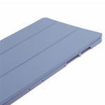 Til Samsung Galaxy Tab S9 PU+Matte TPU Tablet Cover Anti-Fald Beskyttelsescover med Tre-Fold Stand