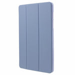 Til Samsung Galaxy Tab S9 PU+Matte TPU Tablet Cover Anti-Fald Beskyttelsescover med Tre-Fold Stand