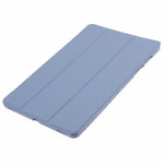 Til Samsung Galaxy Tab S9 PU+Matte TPU Tablet Cover Anti-Fald Beskyttelsescover med Tre-Fold Stand