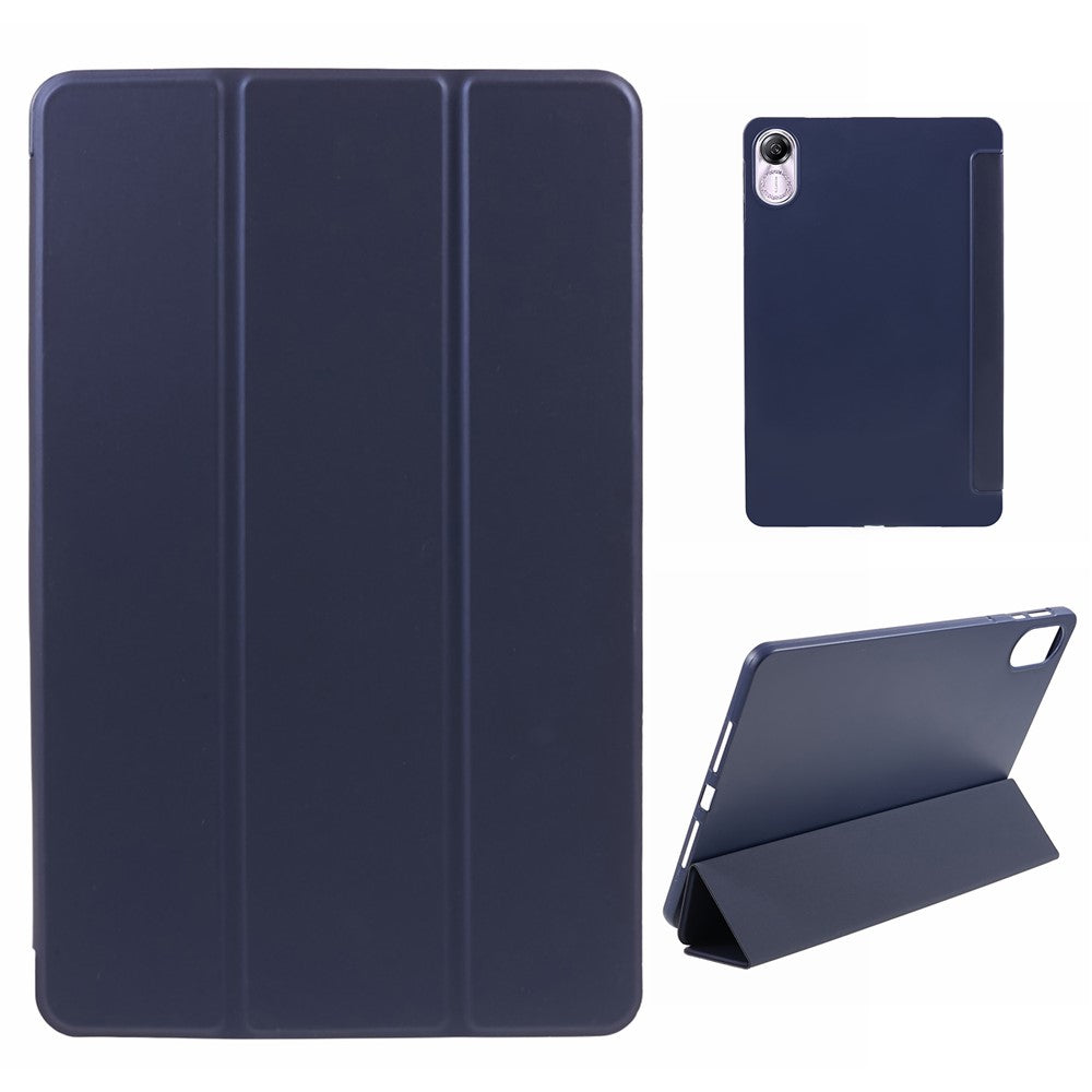 For Honor Pad X8 Pro / Pad X9 Protective Case Anti-Scratch PU+Matte TPU Tablet Cover with Tri-Fold Stand