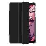 For Lenovo Legion Y700 Tri-Fold Stand Protective Tablet Case Magnetic Absorption PU Leather Cover