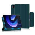 For Xiaomi Pad 6 Max 14 Tri-fold Stand PU Leather Magnetic Absorption Tablet Case Auto Sleep  /  Wake Cover