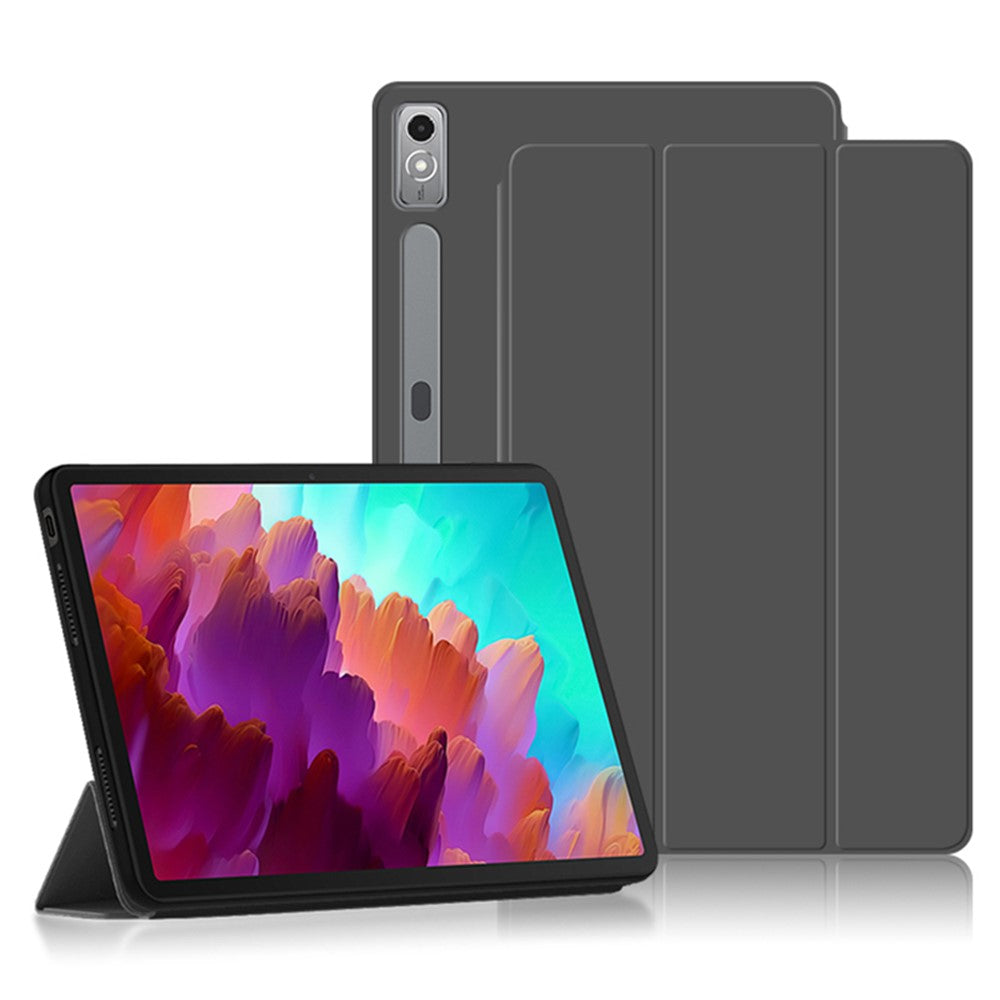 Tablet Case for Lenovo Xiaoxin Pad Pro 12.7 inch , Trifold Stand PU Leather Auto Sleep  /  Wake Smart Cover