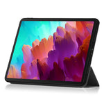 Tablet Case for Lenovo Xiaoxin Pad Pro 12.7 inch , Trifold Stand PU Leather Auto Sleep  /  Wake Smart Cover