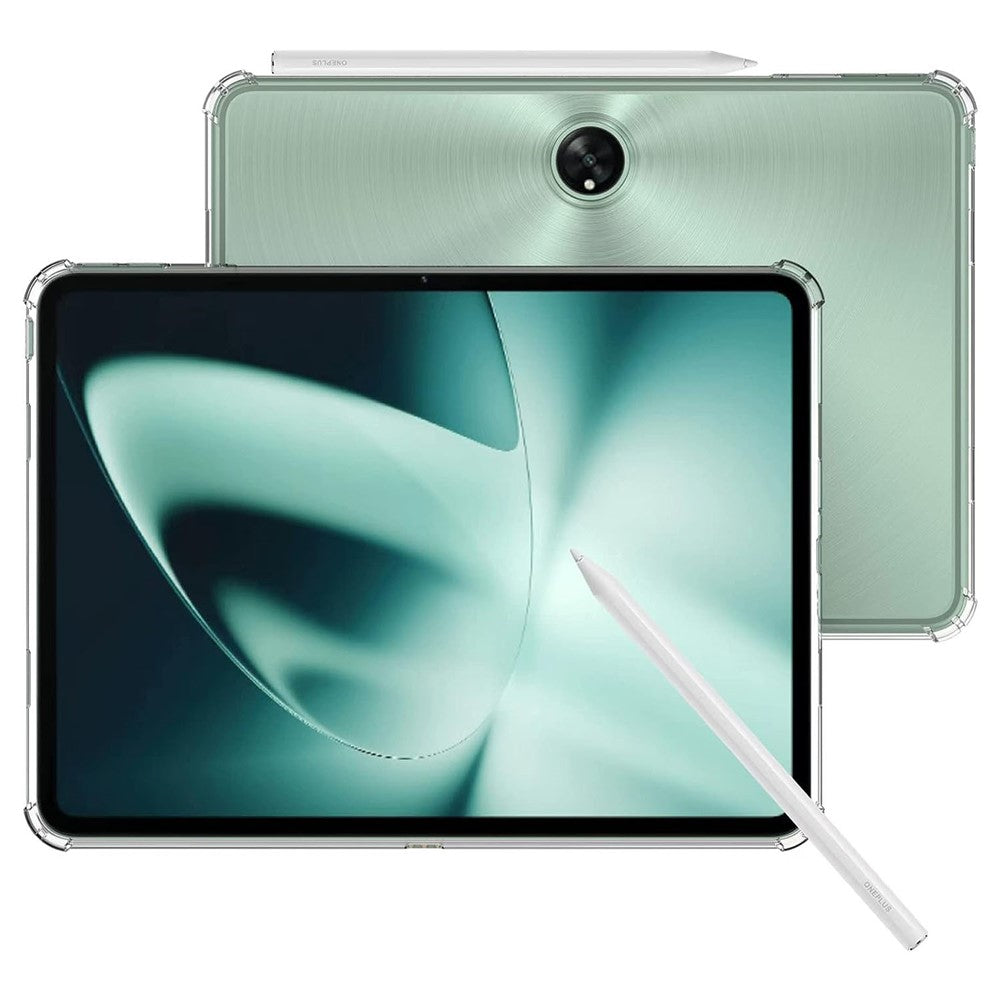 OnePlus Pad Transparent TPU Surfplatta Skal Förstärkta Hörn Fallskyddande Surfplatta Skydd