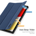 DUX DUCIS Domo Series for Xiaomi Redmi Pad SE PU Leather Tablet Case Tri-fold Stand Tablet Cover