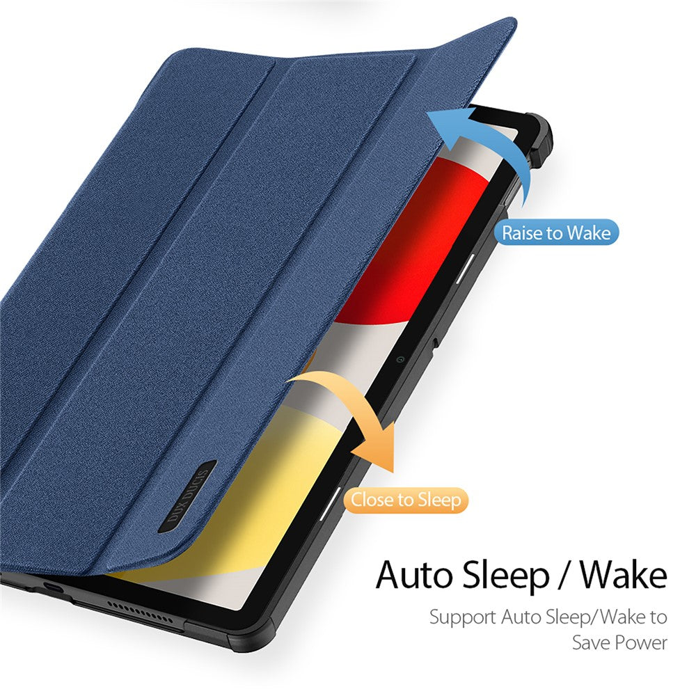 DUX DUCIS Domo Series for Xiaomi Redmi Pad SE PU Leather Tablet Case Tri-fold Stand Tablet Cover