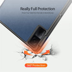 DUX DUCIS Domo Series for Xiaomi Redmi Pad SE PU Leather Tablet Case Tri-fold Stand Tablet Cover
