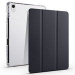 For Huawei MatePad 11.5 Smart Trifold Stand Case PU Leather Transparent TPU Back Tablet Cover with Pencil Holder