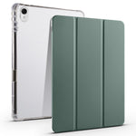 For Huawei MatePad 11.5 Smart Trifold Stand Case PU Leather Transparent TPU Back Tablet Cover with Pencil Holder