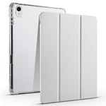For Huawei MatePad 11.5 Smart Trifold Stand Case PU Leather Transparent TPU Back Tablet Cover with Pencil Holder