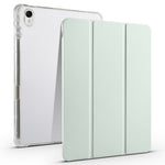 For Huawei MatePad 11.5 Smart Trifold Stand Case PU Leather Transparent TPU Back Tablet Cover with Pencil Holder