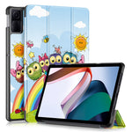 For Xiaomi Redmi Pad SE Tri-fold Stand Tablet Case Pattern Printing PU Leather Tablet Cover