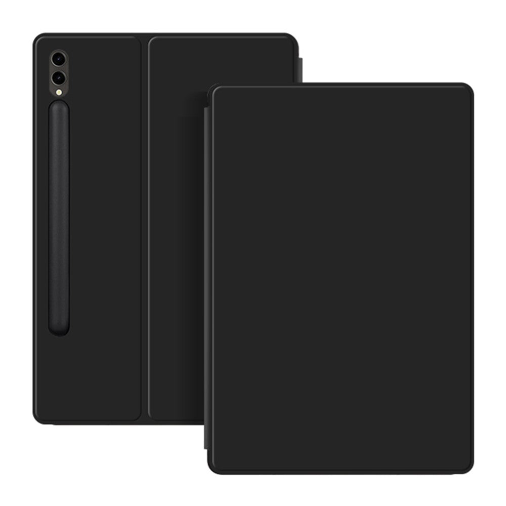 Til Samsung Galaxy Tab S8 Ultra PU-læder magnetisk tablet-etui med foldbar stander