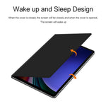 For Samsung Galaxy Tab S10+ / S9+ PU Leather Tablet Case Magnetic Absorption Stand Tablet Cover