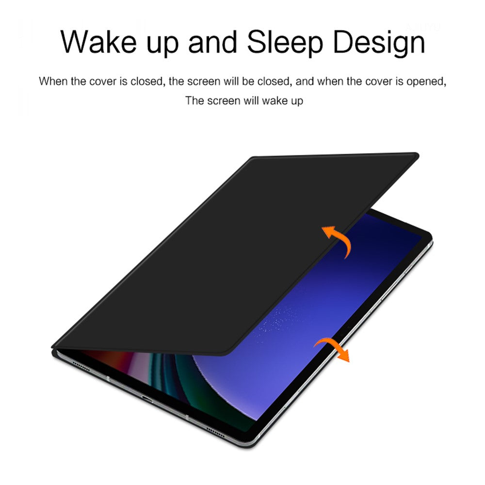 For Samsung Galaxy Tab S10+ / S9+ PU Leather Tablet Case Magnetic Absorption Stand Tablet Cover