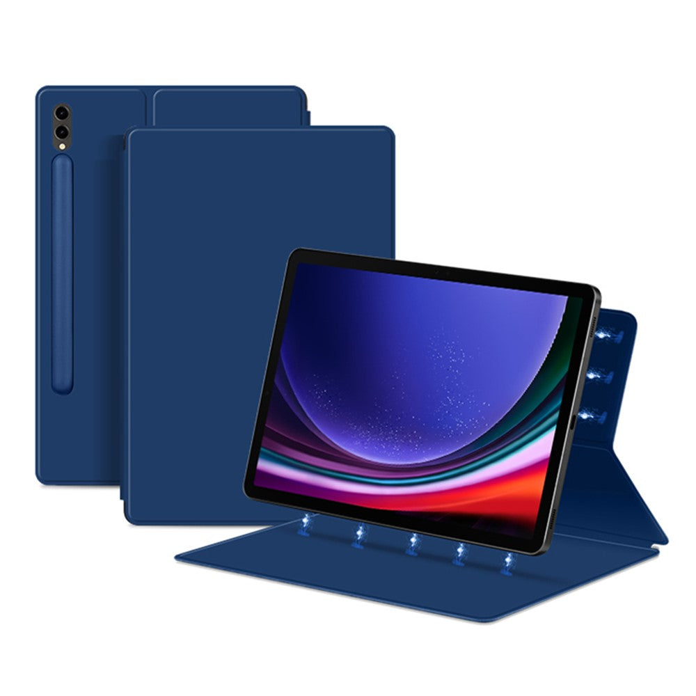 For Samsung Galaxy Tab S10+ / S9+ PU Leather Tablet Case Magnetic Absorption Stand Tablet Cover