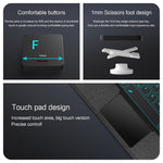 For vivo Pad Air Leather Case + Bluetooth-compatible Keyboard with Backlight Trackpad