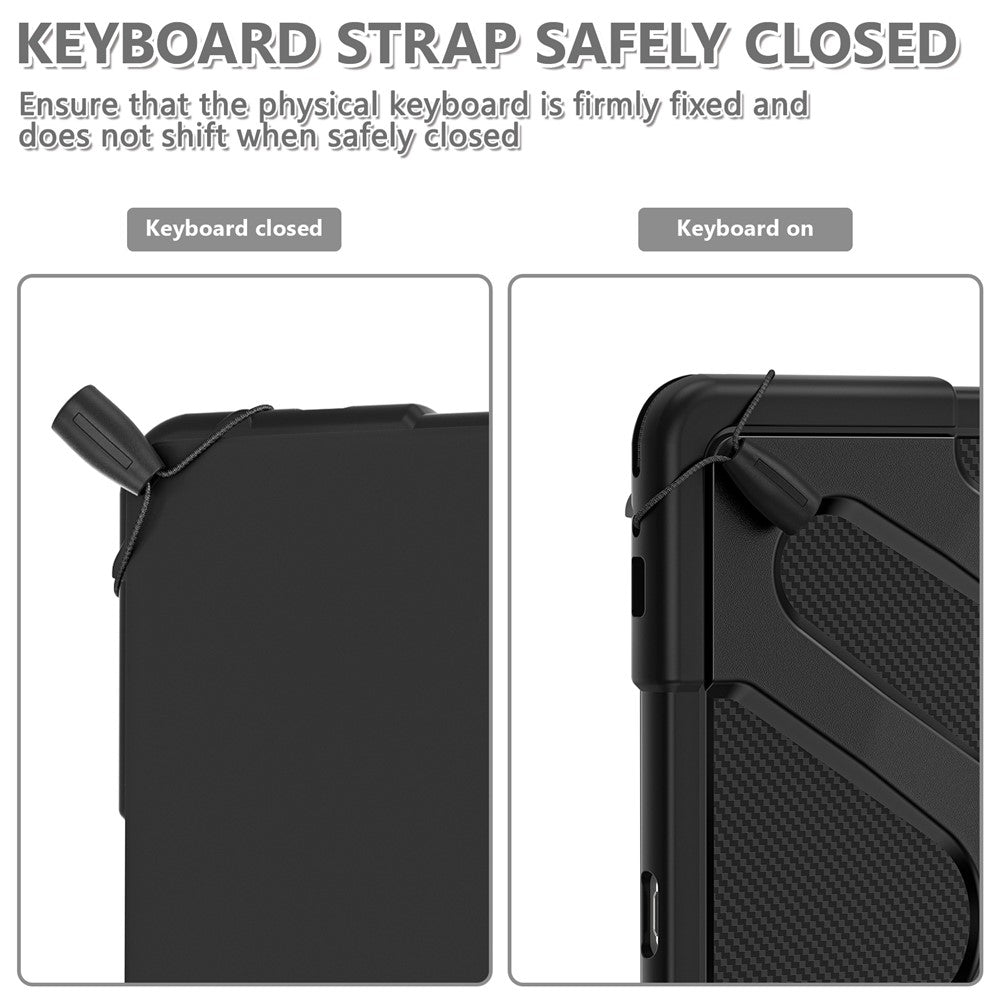 Kickstand Tablet Case for Samsung Galaxy Tab S10 Ultra X920 / S8 Ultra X900 X906 / Tab S9 Ultra X910, Rugged Shockproof PC + TPU Cover with Hand Strap