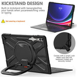 Til Samsung Galaxy Tab S10 Ultra X920 / S8 Ultra X900 / X906 / S9 Ultra X910 Style-B Tabletcover Håndgreb Støttefod PC + TPU Tabletcover