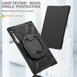 Til Samsung Galaxy Tab S10 Ultra X920 / S8 Ultra X900 / X906 / S9 Ultra X910 Style-B Tabletcover Håndgreb Støttefod PC + TPU Tabletcover