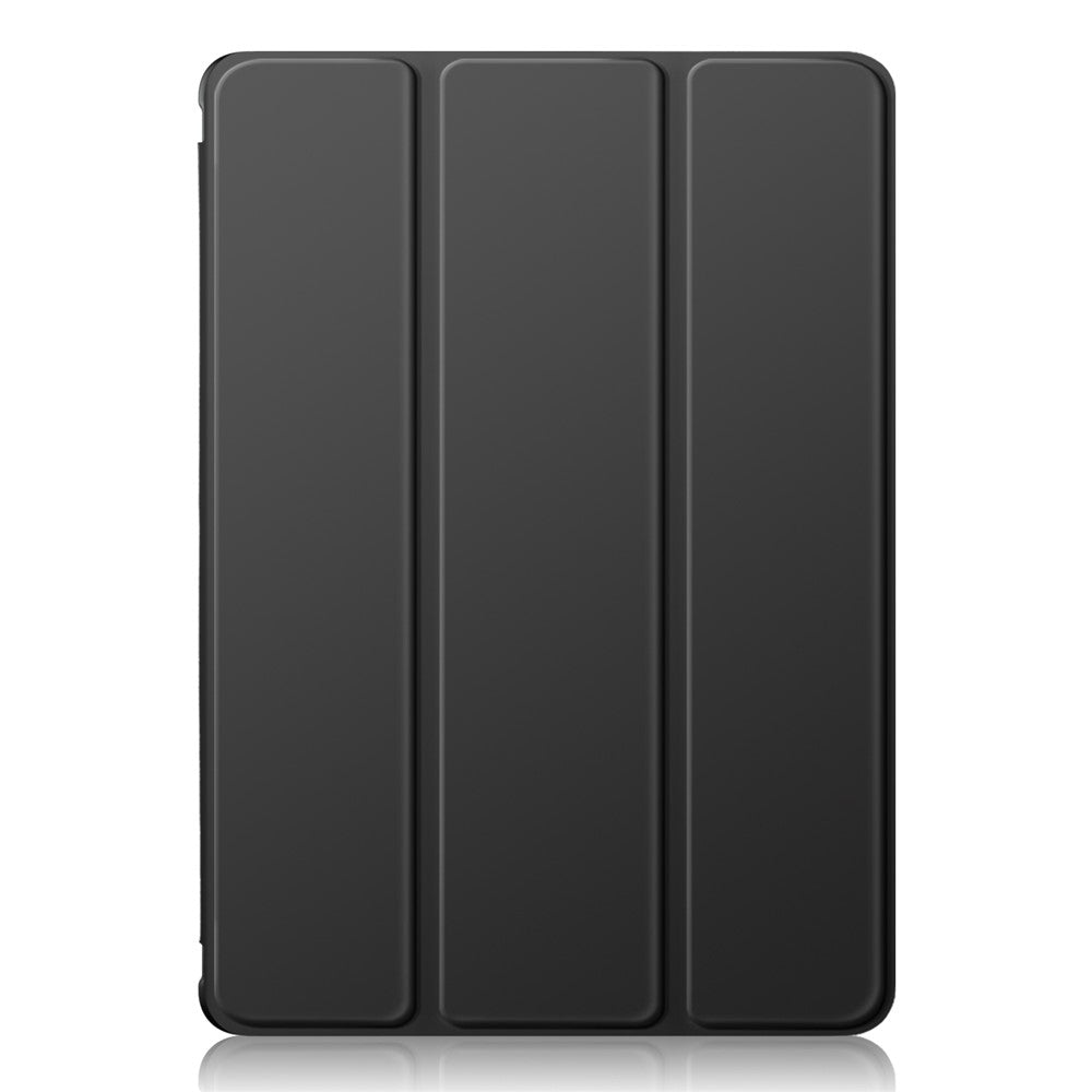 For Samsung Galaxy Tab S10+ Wi-Fi SM-X820 SM-X826B / Tab S9+ (SM-X810 / SM-X816B / SM-X818U) Pen Slot Tablet Case Tri-Fold Stand TPU+Acrylic+PU Leather Cover