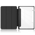 For Samsung Galaxy Tab S10+ Wi-Fi SM-X820 SM-X826B / Tab S9+ (SM-X810 / SM-X816B / SM-X818U) Pen Slot Tablet Case Tri-Fold Stand TPU+Acrylic+PU Leather Cover