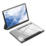 DUX DUCIS TOBY Series til Samsung Galaxy Tab S9 FE+ Tablet Lædercover Tri-fold Stand Cover med Penholder