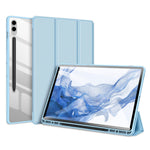DUX DUCIS TOBY Series til Samsung Galaxy Tab S9 FE+ Tablet Lædercover Tri-fold Stand Cover med Penholder