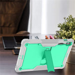 Støttefodsetui til Samsung Galaxy Tab S9+, Stødsikkert Silikone + PC Tablet Cover